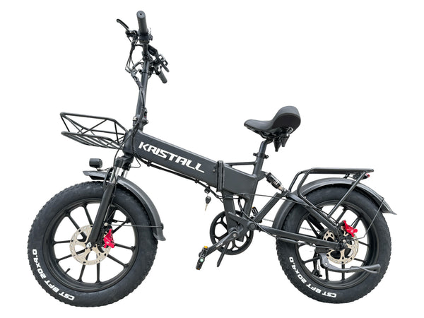 KRISTALL RX20 48V18AH 750W FAT TYRE FOLDING EBIKE INTERGRATED RIM